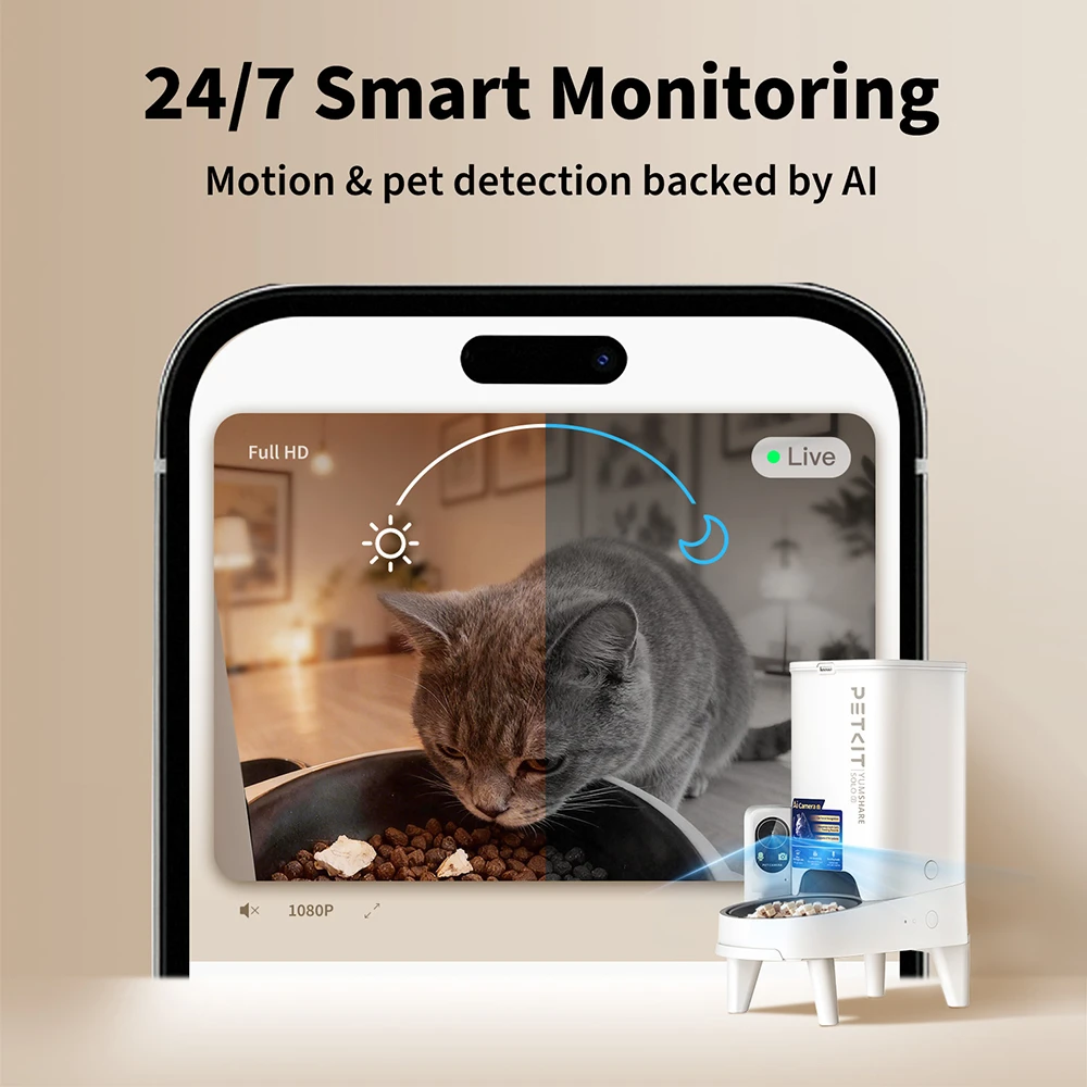 PETKIT YUMSHARE SOLO 2 Smart Pet Feeder with Camera