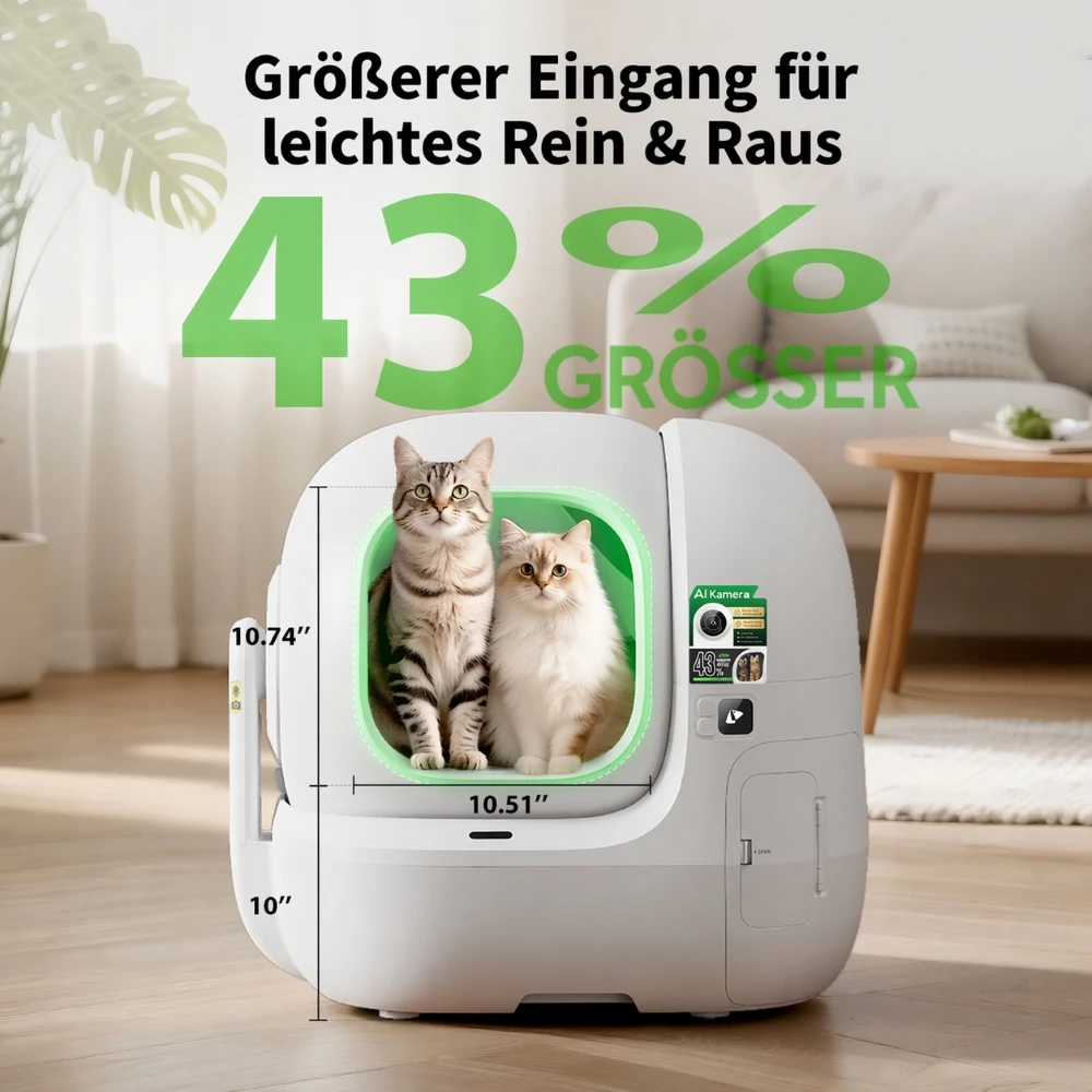 PETKIT PUROBOT MAX PRO 2 Self-Cleaning Cat Litter Box