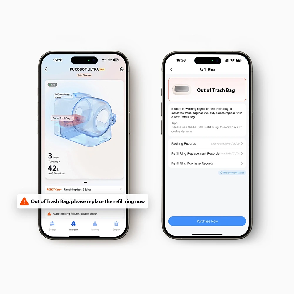 PETKIT Müllbeutel-Nachfüllring | 3 Stück