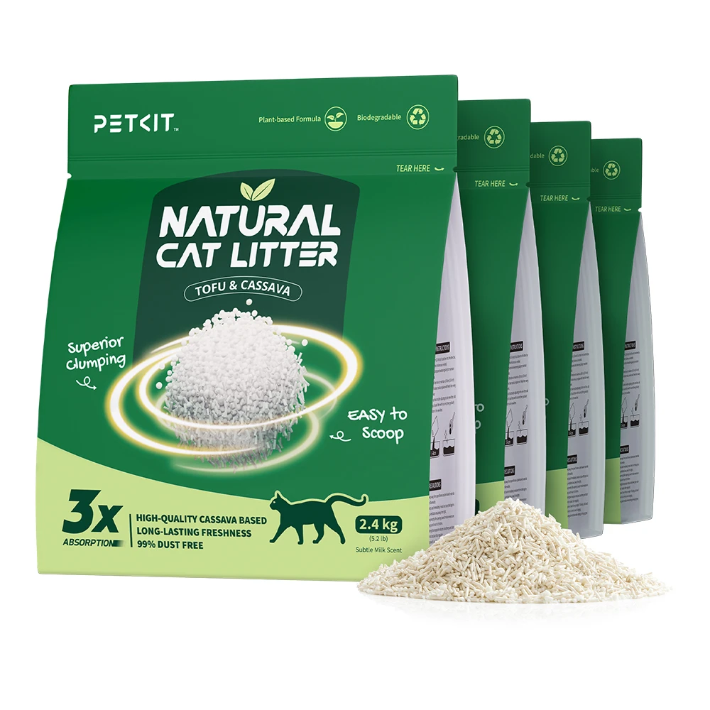 PETKIT Natural Cat Litter | 4-Pack