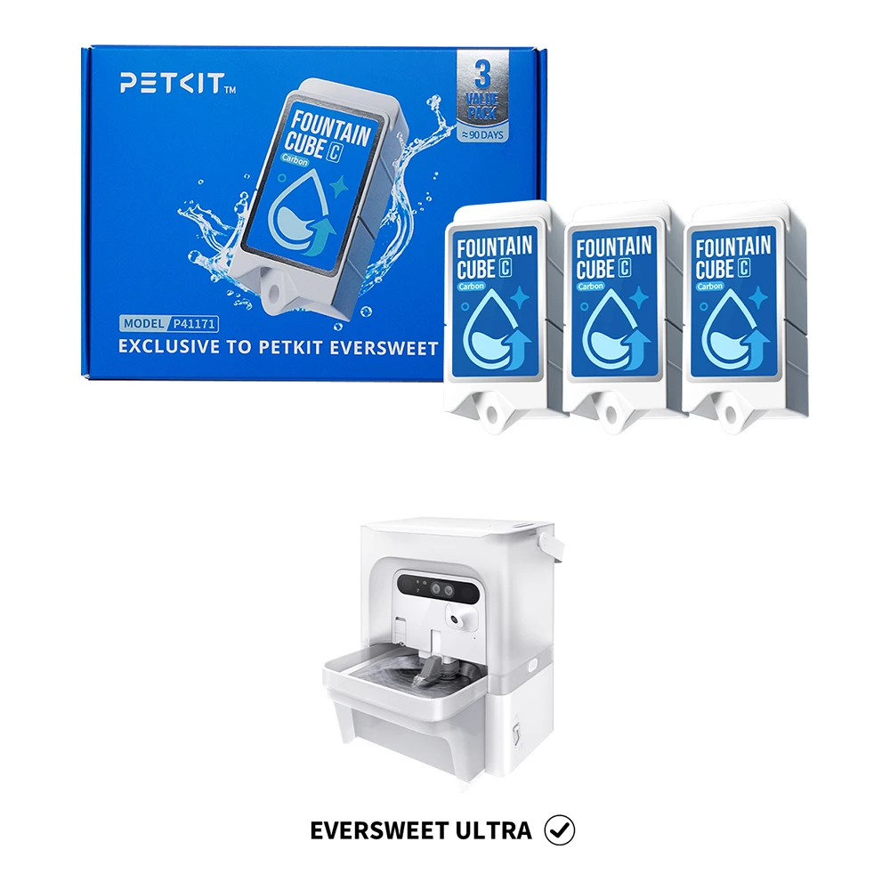PETKIT Fountain Cube C for EVERSWEET ULTRA | 3-Pack