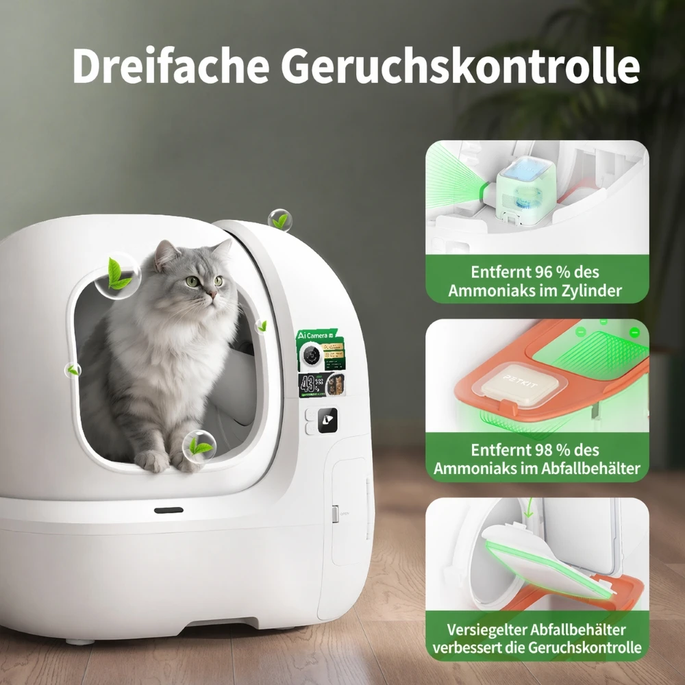 PETKIT PUROBOT MAX PRO 2 Self-Cleaning Cat Litter Box