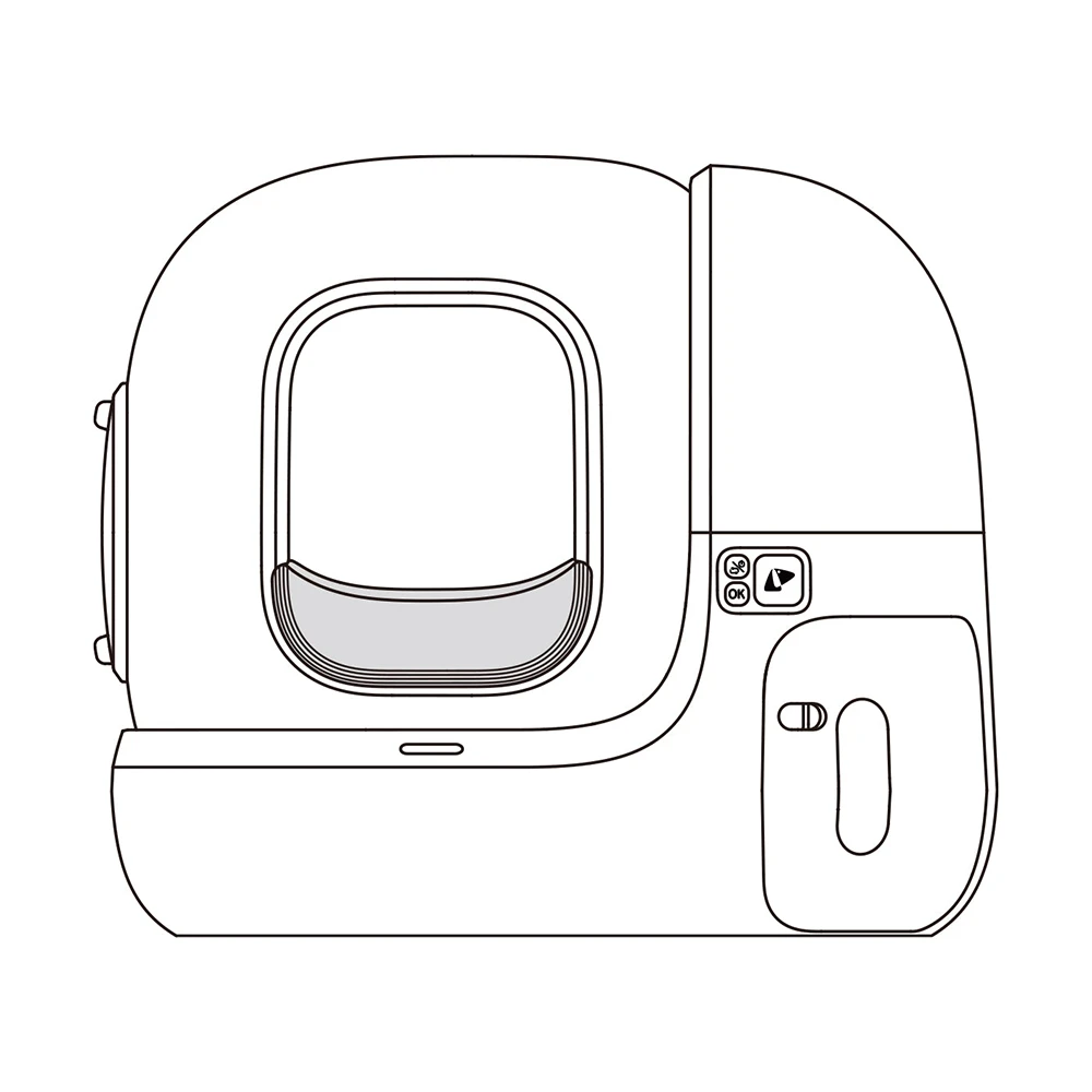 PETKIT Eingangszaun für PURA MAX selbstreinigende Katzentoilette