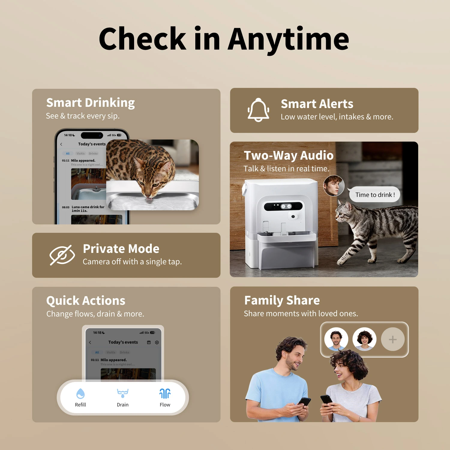 PETKIT EVERSWEET ULTRA Pet Water Fountain with AI Camera