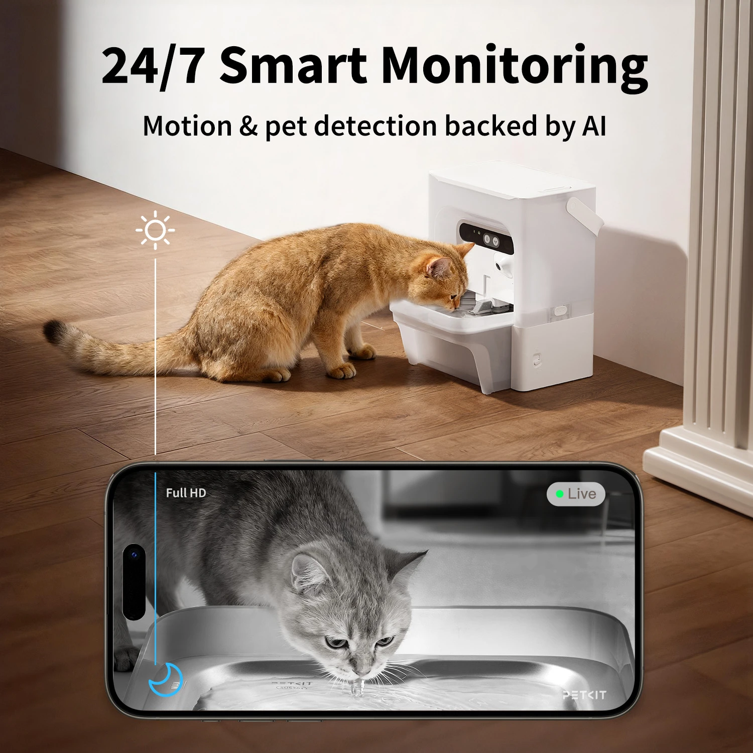 PETKIT EVERSWEET ULTRA Pet Water Fountain with AI Camera