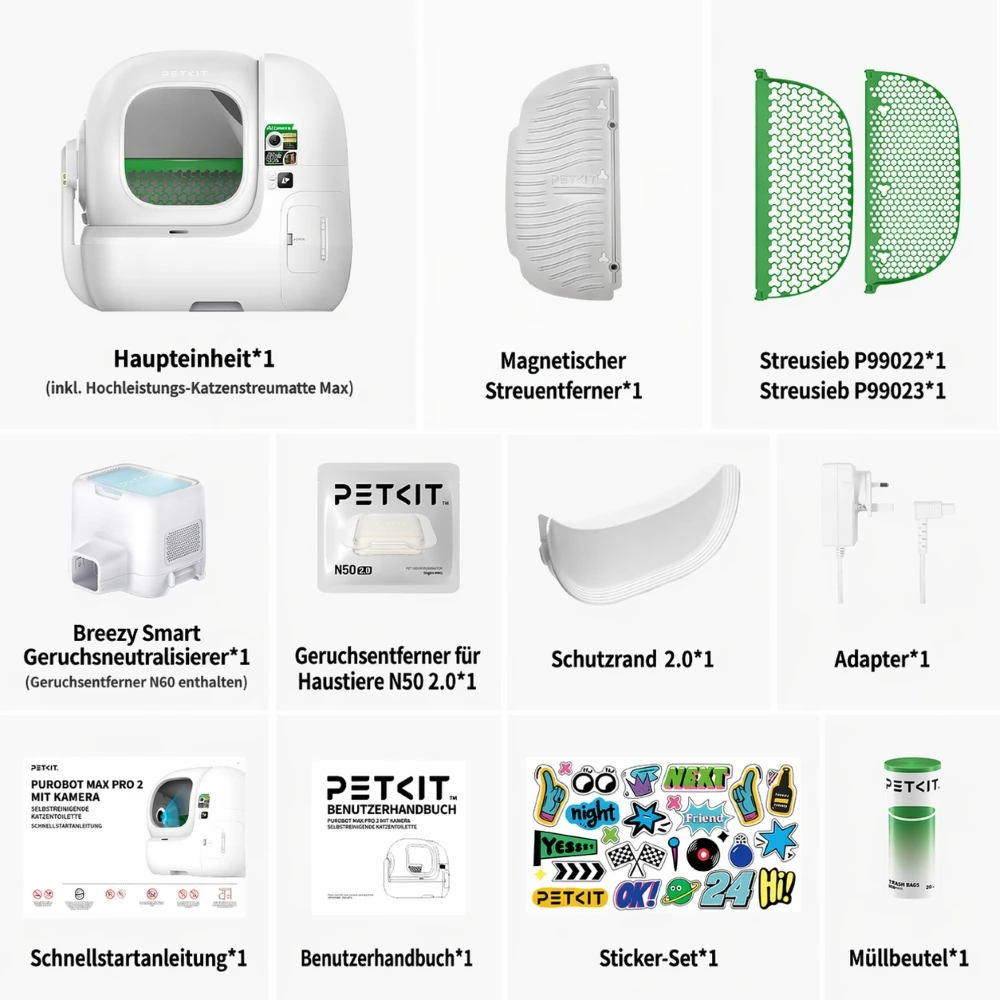PETKIT PUROBOT MAX PRO 2 Self-Cleaning Cat Litter Box