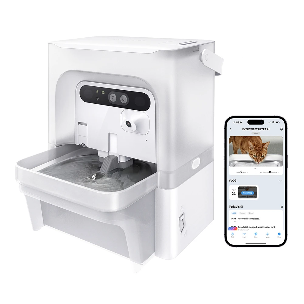 PETKIT EVERSWEET ULTRA Pet Water Fountain with AI Camera